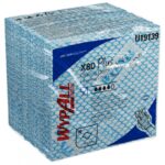 Czyściwo składane WYPALL X80 Plus Critical Clean, włókninowe, 35,5x33,5cm, 30 szt., niebieskie