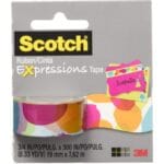 Taśma samoprzylepna SCOTCH Expressions C214-P8, 19mmx7,6m, akwarela