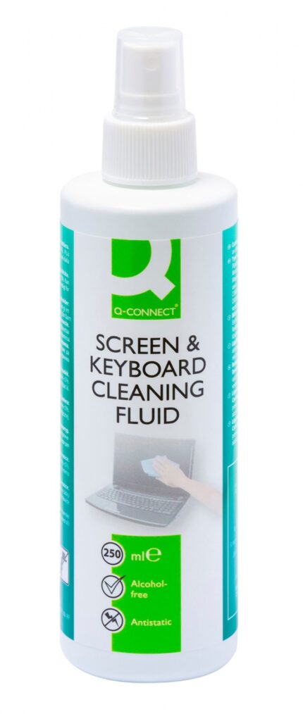 Spray do czyszczenia ekranów TFT/LCD/LED i klawiatur Q-CONNECT, 250ml