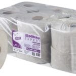 Papier toaletowy makulaturowy DONAU EXPERT Jumbo, 1-warstwowy, 750 listków, 12szt., szary