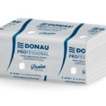 Ręcznik ZZ celulozowy DONAU PROFESSIONAL, 2-warstwowy, 3000 listków, 20szt., biały