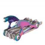 Narzędzie wielofunkcyjne do rowerów TROIKA Bike Multitool, 18 funkcji, opalizujący