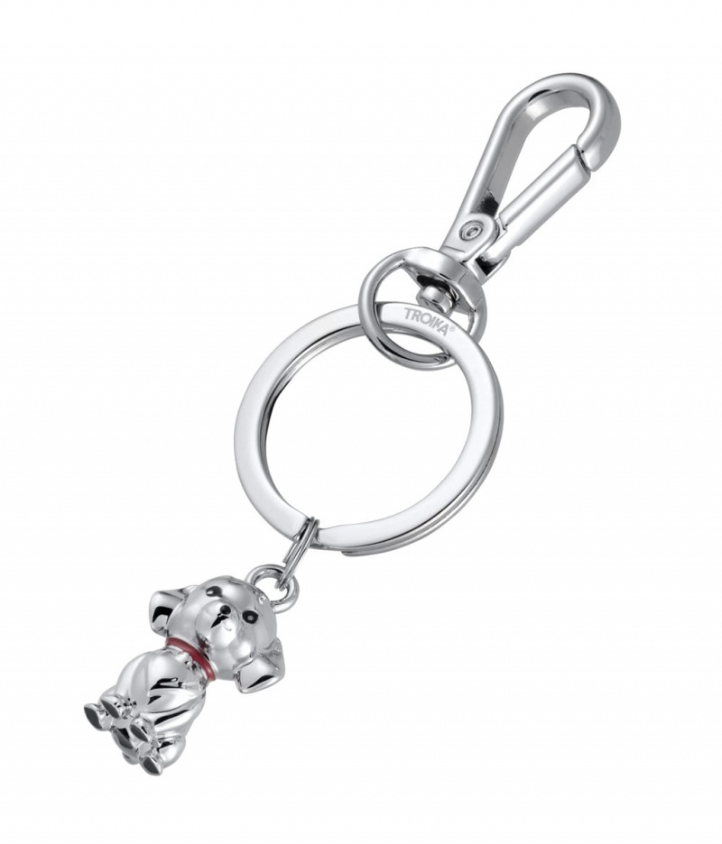 404809-414158-brelok_troika_tiny_puppy_metal_srebrny-800w Brelok TROIKA Tiny Puppy, metal, srebrny - obrazek 1
