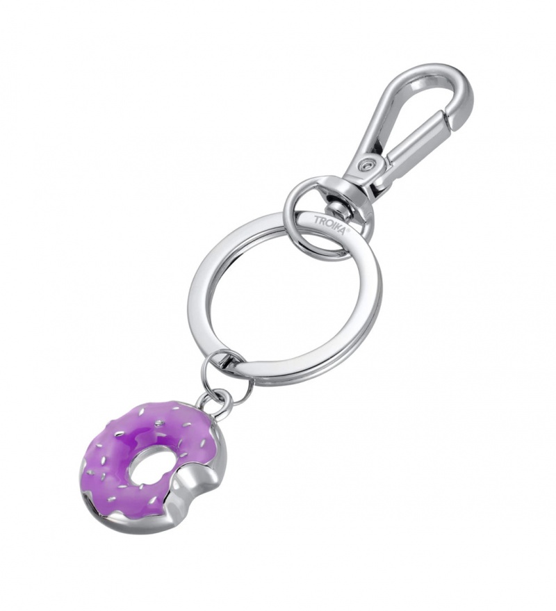 404818-414156-brelok_troika_tiny_donut_metal_fioletowy-800w Brelok TROIKA Tiny Donut, metal, fioletowy - obrazek 1