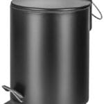 Kosz ze stopką Donau Home Modern, wolnoopadający, 5l, czarny