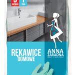 Rękawice domowe ANNA ZARADNA, rozmiar S, pastelowa zieleń