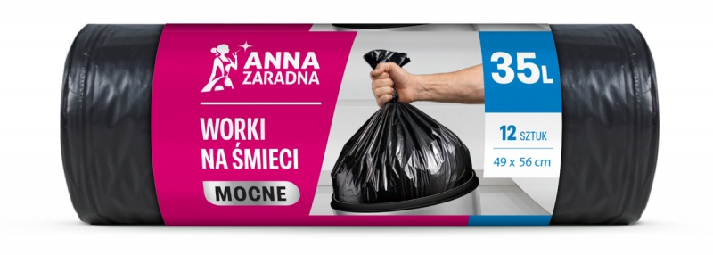 405394-414734-worki_na_smieci_anna_zaradna_mocne_35l_12_sz-800w Worki na śmieci ANNA ZARADNA, mocne, 35l, 12 szt., czarne - obrazek 1