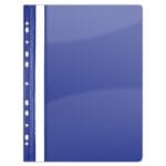 Skoroszyt DONAU, PVC, A4, twardy, 150/160mikr., wpinany, granatowy (opakowanie 10 szt.)