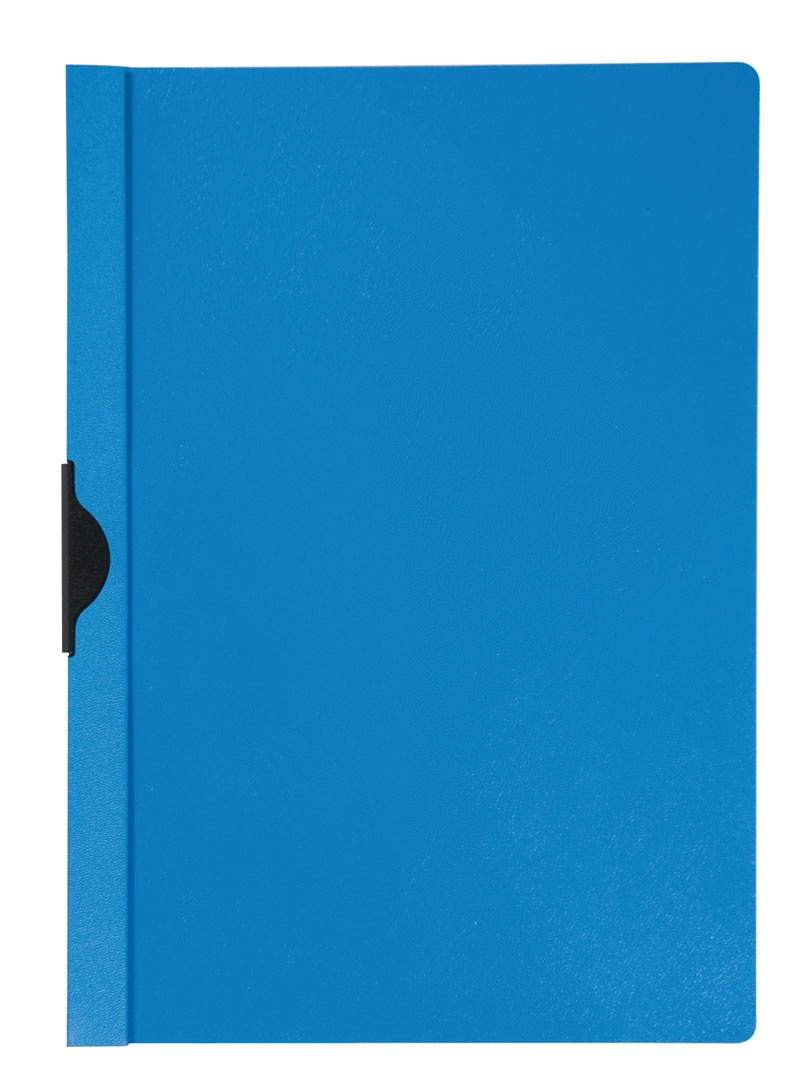 71583-16776-skoroszyt_q_connect_z_metalowym_klipsem_pp_a4_-800w Skoroszyt Q-CONNECT z metalowym klipsem, PP, A4, 200/350mikr., niebieski (opakowanie 25 szt.) - obrazek 1