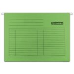 Teczka zawieszkowa DONAU, A4, 230gsm, zielona (opakowanie 5 szt.)