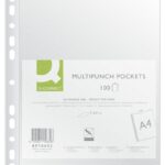 Koszulka na dok. PP Q-CONNECT 40 mikr. groszkowa A4/100szt. transp.