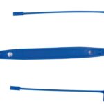 Klipsy archiwizacyjne Q-CONNECT E-Clip, grubość pliku max. 7cm, niebieski (opakowanie 100 szt.)