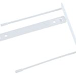 Klipsy archiwizacyjne Q-CONNECT Z-Clip, grubość pliku max. 7cm, biały (opakowanie 100 szt.)
