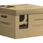Pudło archiwizacyjne Q-CONNECT, karton, zbiorcze, szare (opakowanie 5 szt.)