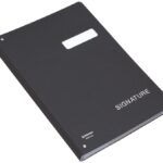 Teczka do podpisu DONAU, karton, A4, 450gsm, 20-przegr., czarna