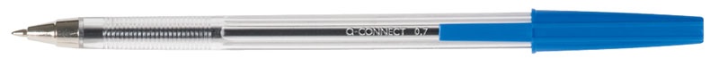 74153-17127-dlugopis_q_connect_z_wymiennym_wkladem_0_7mm_l-800w Długopis Q-CONNECT z wymiennym wkładem 0,7mm (linia), niebieski (opakowanie 20 szt.) - obrazek 1