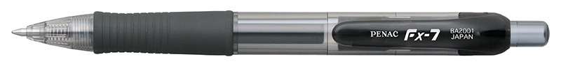 74440-17592-dlugopis_automatyczny_zelowy_penac_fx7_0_7mm_c-800w Długopis automatyczny żelowy PENAC FX7 0,7mm, czarny - obrazek 1