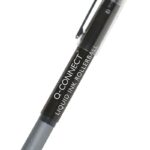 Cienkopis kulkowy Q-CONNECT 0,5mm (linia), czarny (opakowanie 10 szt.)
