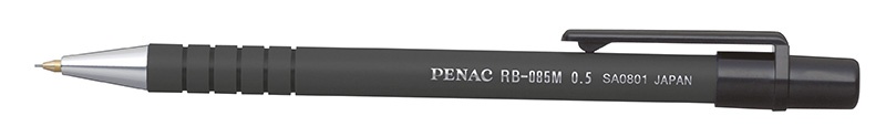 74502-17602-olowek_automatyczny_penac_rb085_0_5mm_czarny-800w Ołówek automatyczny PENAC RB085 0,5mm, czarny (opakowanie 12 szt.) - obrazek 1