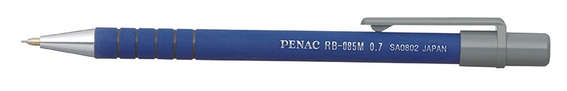 74508-17605-olowek_automatyczny_penac_rb085_0_7mm_niebiesk-800w Ołówek automatyczny PENAC RB085 0,7mm, niebieski (opakowanie 12 szt.) - obrazek 1