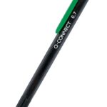 Ołówek automatyczny Q-CONNECT 0,7mm, czarny, GRATIS - grafity (opakowanie 10 szt.)