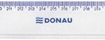 Linijka DONAU, 50cm, transparentna (opakowanie 20 szt.)