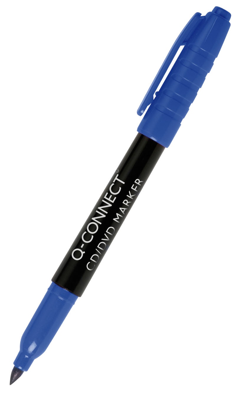 74716-17204-marker_do_plyt_cd_dvd_q_connect_1mm_linia_nieb-800w Marker do płyt CD/DVD Q-CONNECT, 1mm (linia), niebieski (opakowanie 10 szt.) - obrazek 1