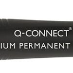 Marker permanentny Q-CONNECT Premium, gum. rękojeść, okrągły, 2-3mm (linia), czarny (opakowanie 10 szt.)
