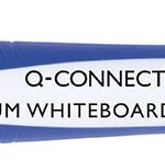 Marker do tablic Q-CONNECT Premium, gum. rękojeść, okrągły, 2-3mm (linia), niebieski (opakowanie 10 szt.)