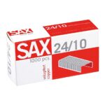 Zszywki SAX, 24/10, miedziane, 1000szt.