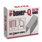 Zszywki ICO Boxer, 23/20, galwanizowane, 1000szt.