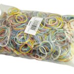 Gumki recepturki Q-CONNECT, 250g, średnica 40mm, mix kolorów