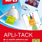 Masa mocująca APLI Apli-Tack, w bloku, 57g, niebieska