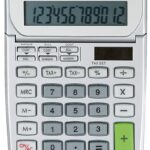 Kalkulator biurowy Q-CONNECT, 12-cyfrowy, 102x140mm, szary
