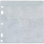 Koperty na 2 płyty CD/DVD Q-CONNECT, do wpinania, 40szt., białe