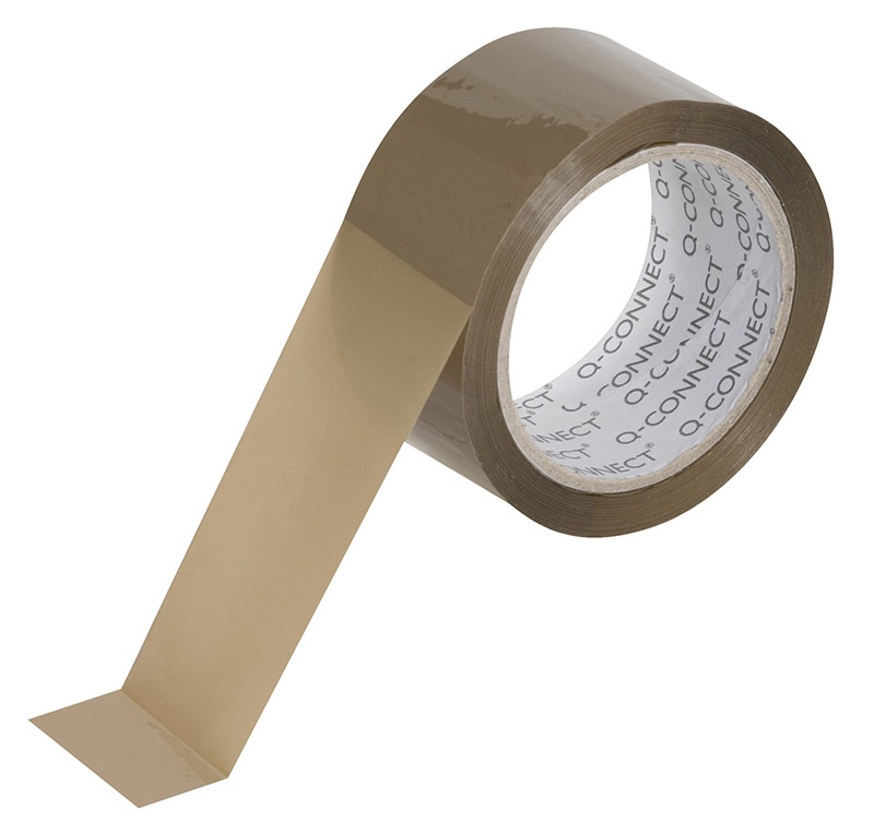 77239-18555-tasma_pakowa_q_connect_48mm_66y_brazowa-800w Taśma pakowa Q-CONNECT, 48mm, 66y, brązowa (opakowanie 6 szt.) - obrazek 1