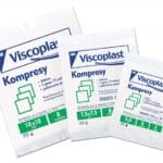 Jałowe kompresy gazowe VISCOPLAST, bawełniane, 17-nitkowe, 8 warstw 7,5x7,5cm, 3szt.