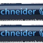 Marker permanentny SCHNEIDER Maxx 233, ścięty, 1-5mm, niebieski (opakowanie 10 szt.)