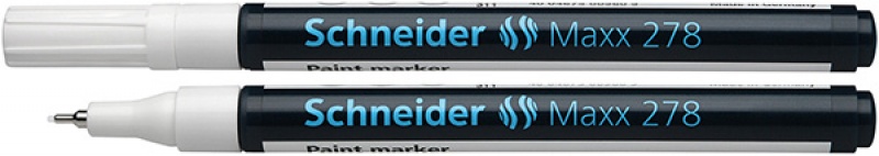 81771-24110-marker_olejowy_schneider_maxx_278_0_8_mm_bialy-800w Marker olejowy SCHNEIDER Maxx 278, 0,8mm, biały - obrazek 1