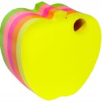 Bloczek samoprzylepny DONAU jabłko, kostka, 1x400 kart., neonowe