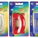 Dziurkacz KANGARO DP-280Y, dziurkuje do 11 kartek, blister, mix kolorów