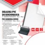 Okładki do bindowania OFFICE PRODUCTS, PVC, A4, 200mikr., 100szt., transparentne