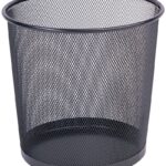 Kosz na śmieci Q-CONNECT Office Set, metalowy, 12l, czarny