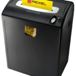 Niszczarka REXEL P185, konfetti, P-4, 22 kart., karty kredytowe, 35l czarna