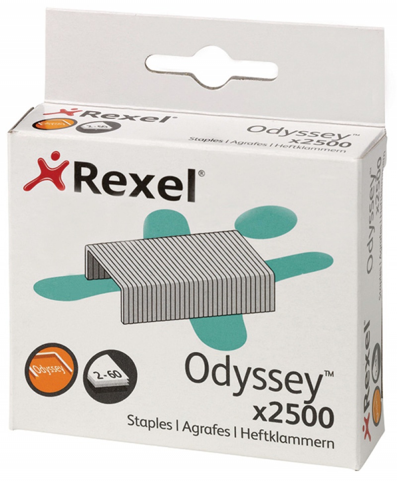 99704-63739-zszywki_rexel_odyssey_9mm_2500szt_wysokowydajn-800w Zszywki REXEL Odyssey, 9mm, 2500szt., wysokowydajne, srebrne - obrazek 1