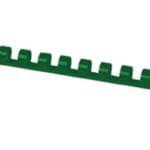 Grzbiety do bindowania OFFICE PRODUCTS, A4, 12mm (95 kartek), 100 szt., zielone